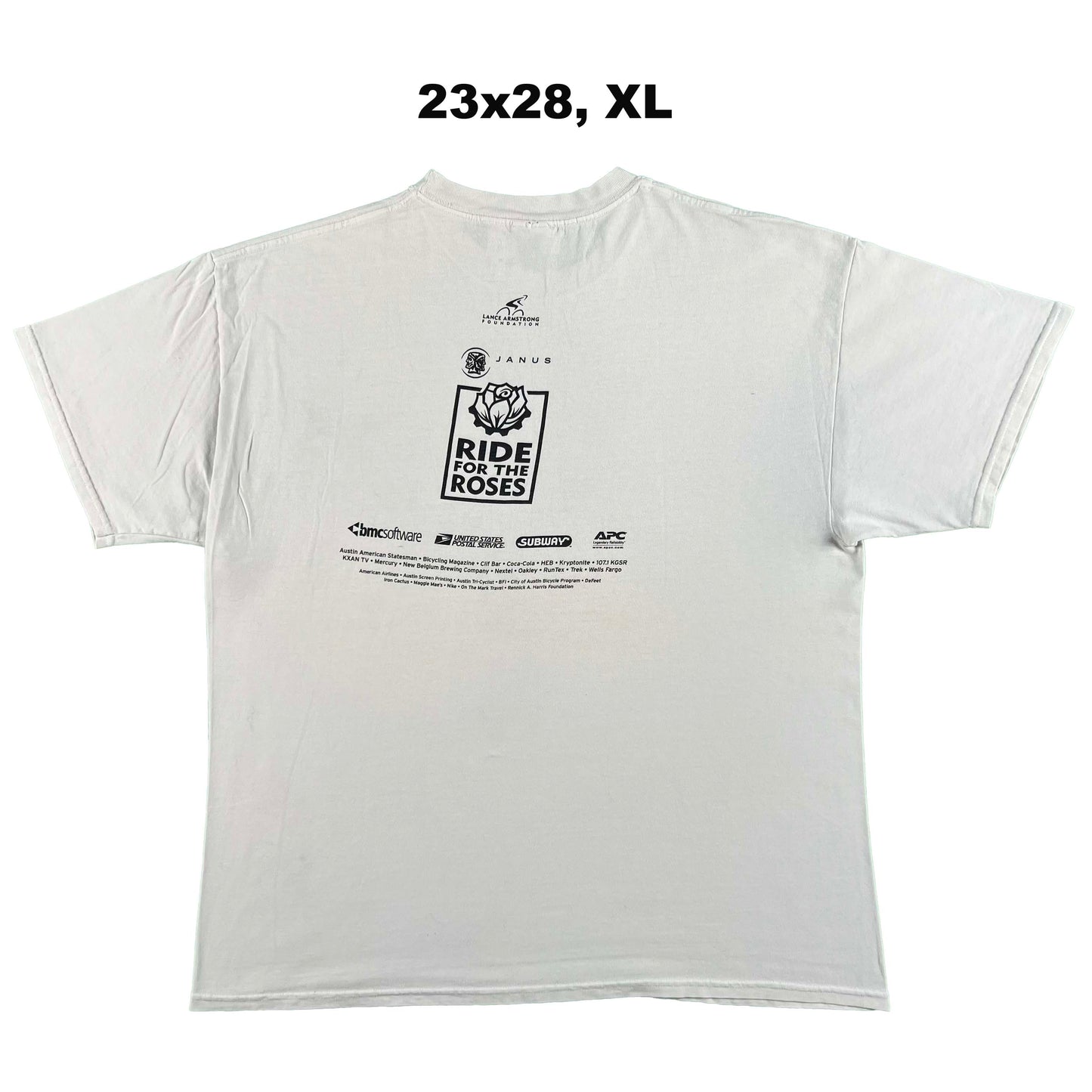 00s Ride for the Roses Lance Armstrong Tees- SELECT T SHIRT