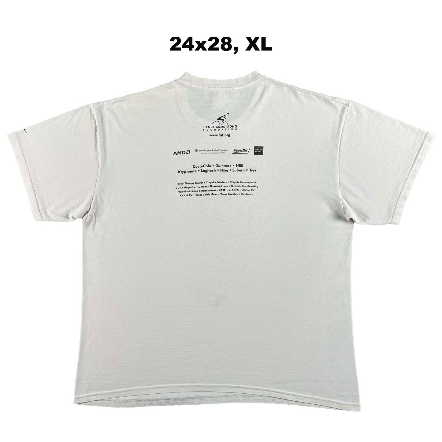 00s Ride for the Roses Lance Armstrong Tees- SELECT T SHIRT