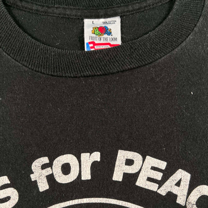 90s Veterans for Peace Inc Tee- L