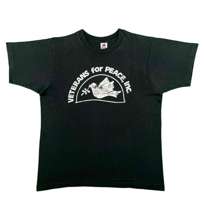 90s Veterans for Peace Inc Tee- L
