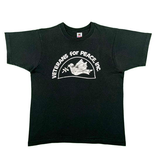 90s Veterans for Peace Inc Tee- L