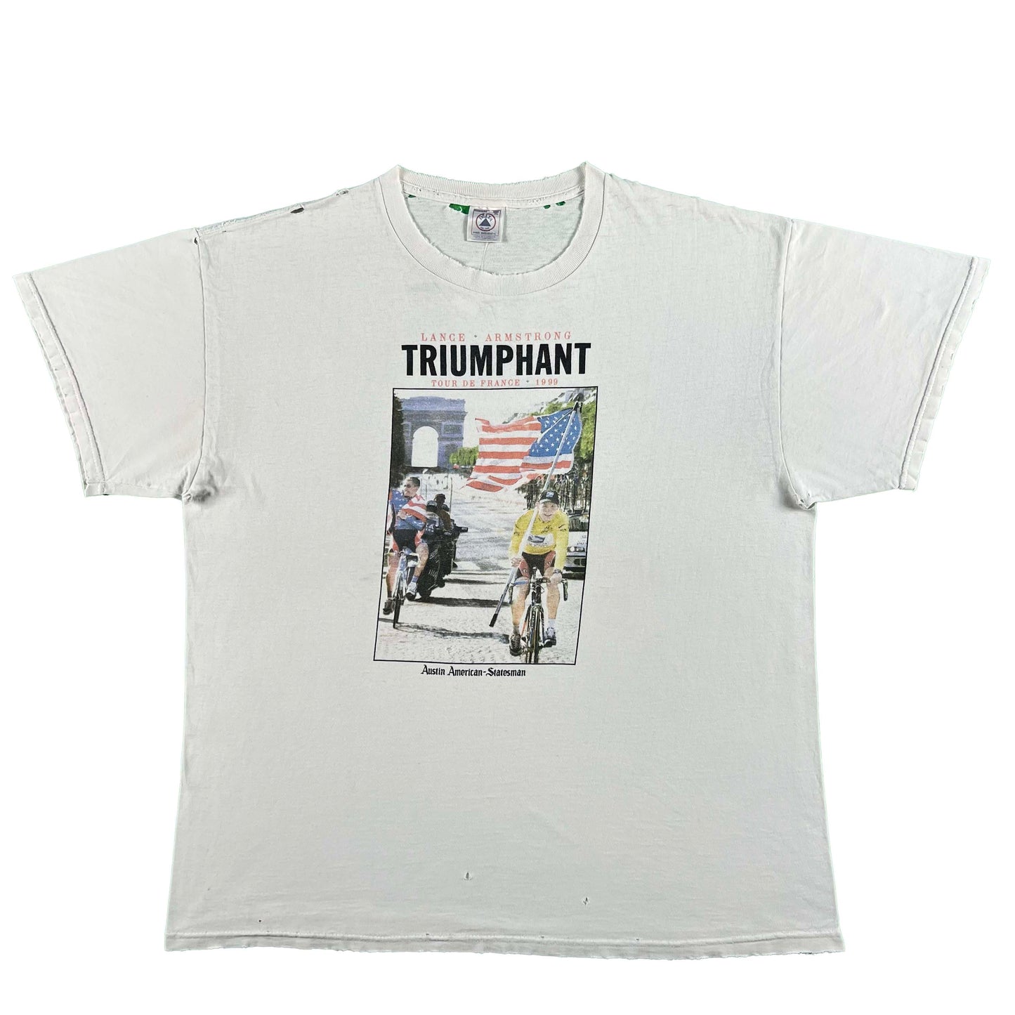 1999 Lance Armstrong Tour de France Champion Tee- XL
