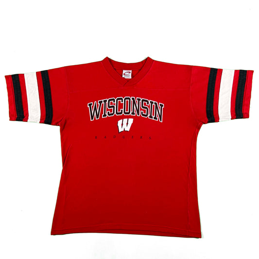90s Wisconsin Badgers Jersey Tee- XL