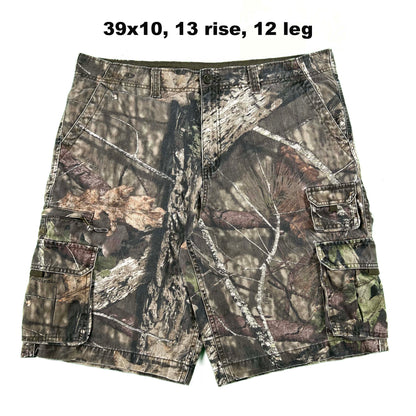Mossy Oak Camo Cargo Shorts- SELECT PAIR