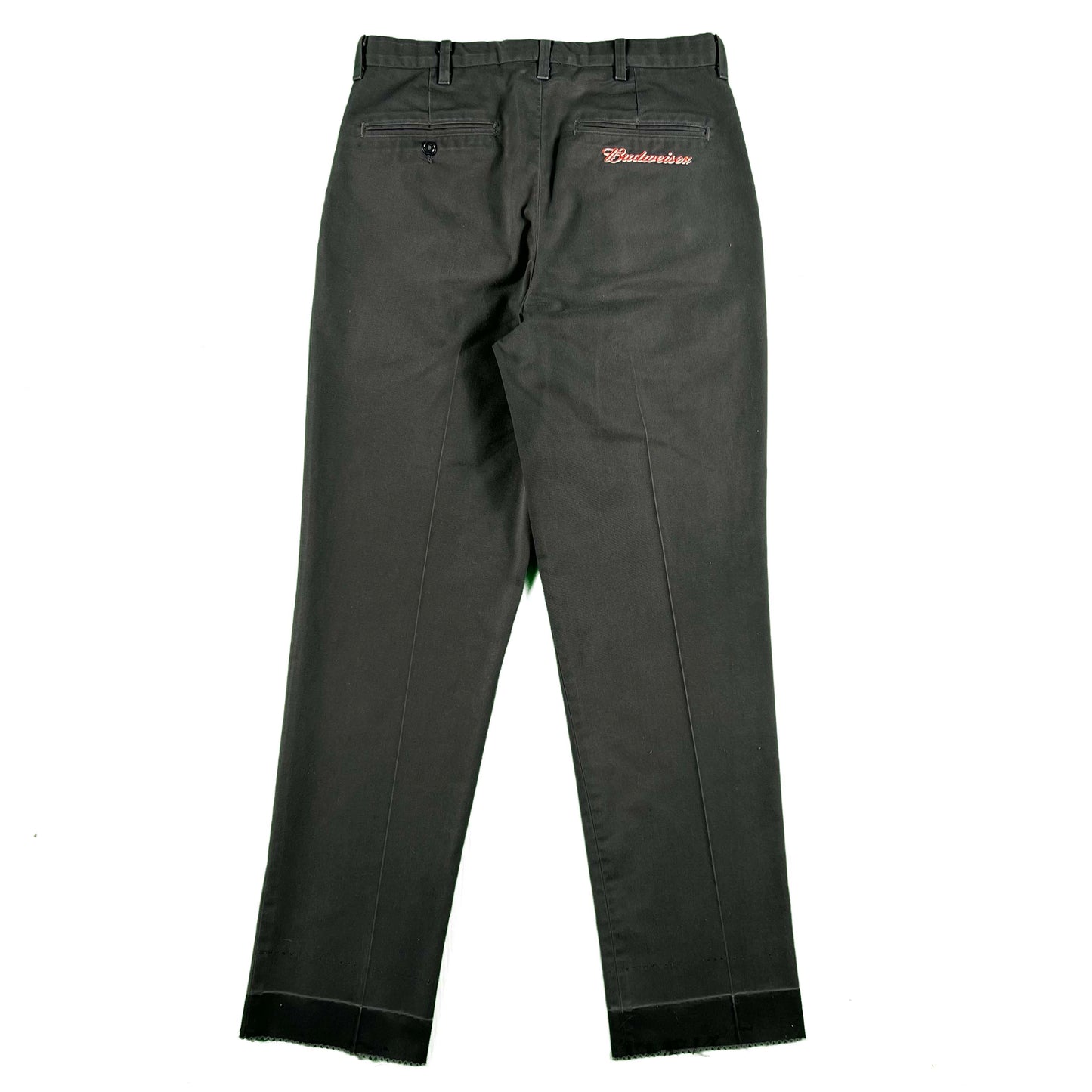 00s Sun Faded Released Hem Budweiser Work Pants- 31x31