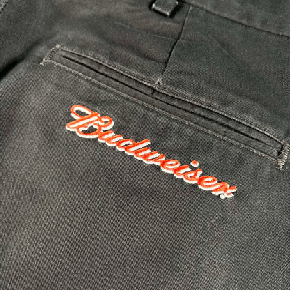 00s Sun Faded Released Hem Budweiser Work Pants- 31x31