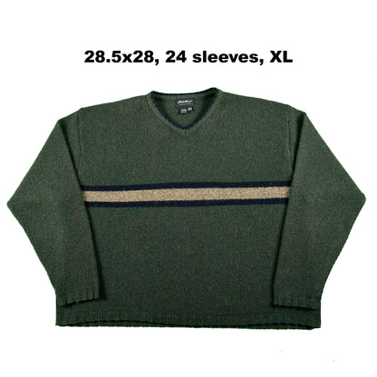 Vintage Eddie Bauer Patterned Wool & Nylon Sweaters- SELECT KNIT