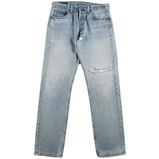 90s Levi's 501 Light Wash Denim- 30x30