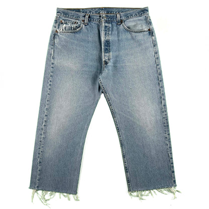 90s Levi's 501 Denim Capris- 36x23.5