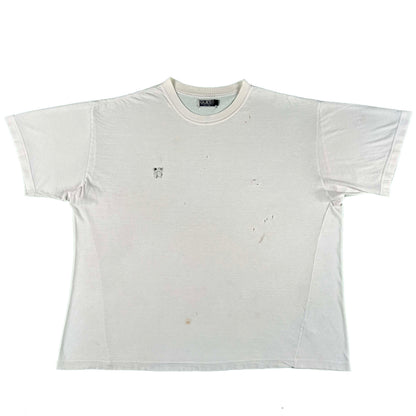 90s Boxy & Thrashed White Guess Tee- XL