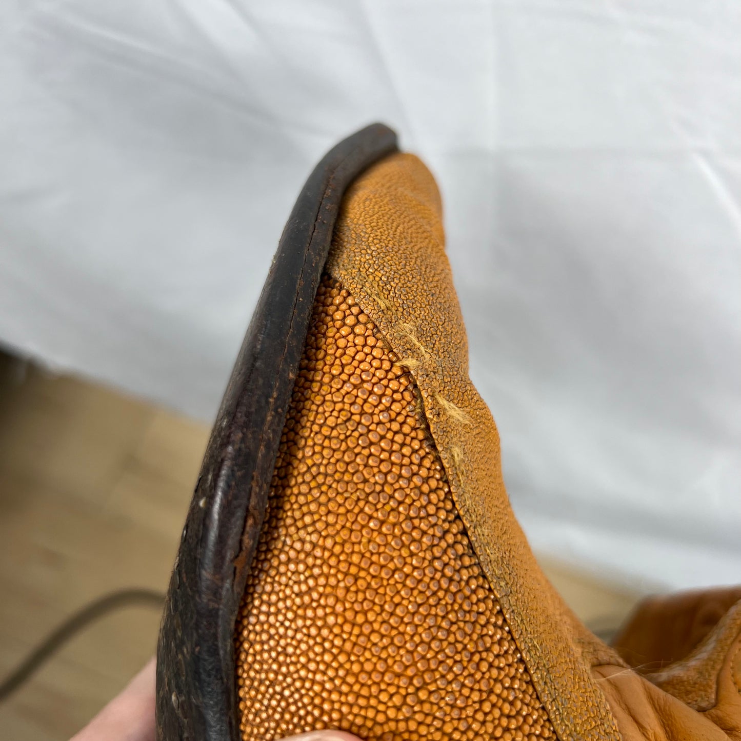 80s/90s Stingray Leather Cowboy Boots- M's 7.5, W's 9