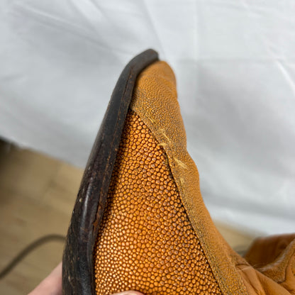 80s/90s Stingray Leather Cowboy Boots- M's 7.5, W's 9