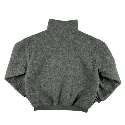 80s/90s Deep Pile Quarter Zip- L