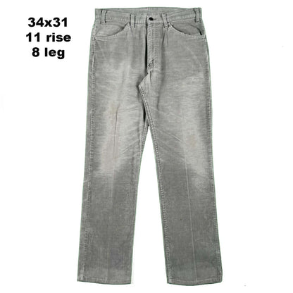 70s Levi's Straight Leg Corduroy Pants- SELECT PAIR