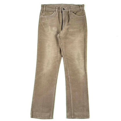 70s Levi's Faded Tan Corduroy Pants- 34x31