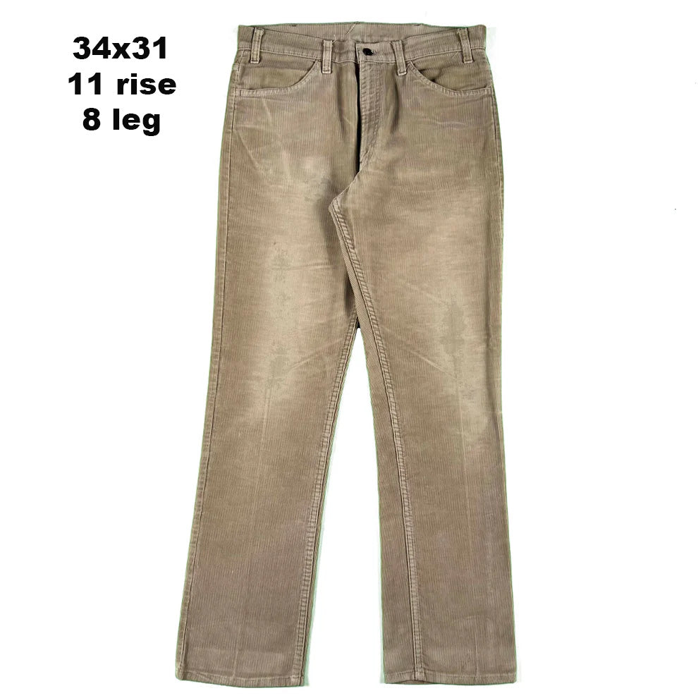 70s Levi's Straight Leg Corduroy Pants- SELECT PAIR