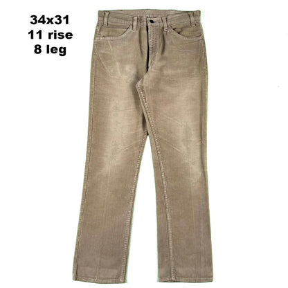 70s Levi's Straight Leg Corduroy Pants- SELECT PAIR