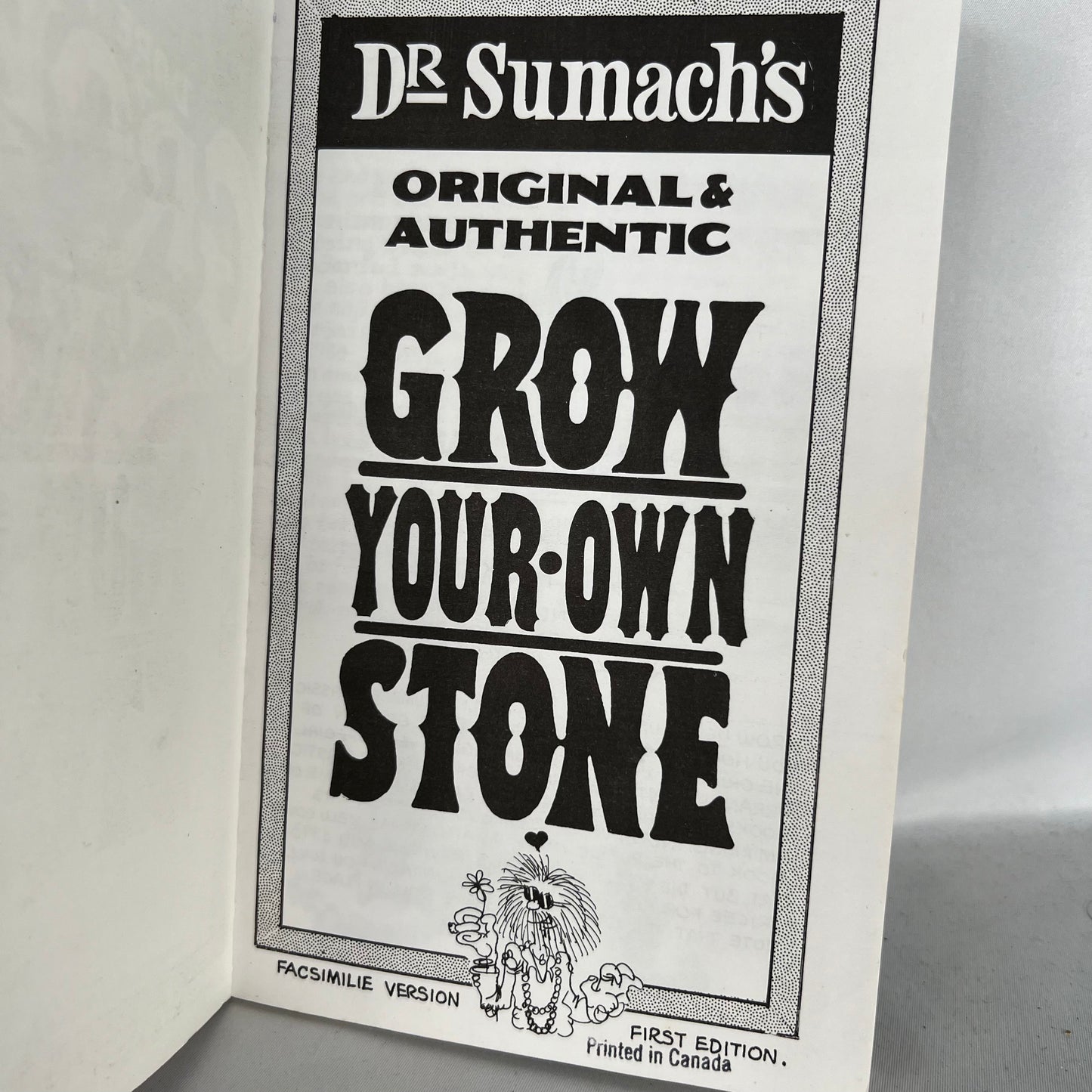1992 'Dare To Grow Yer Own Stone' Book