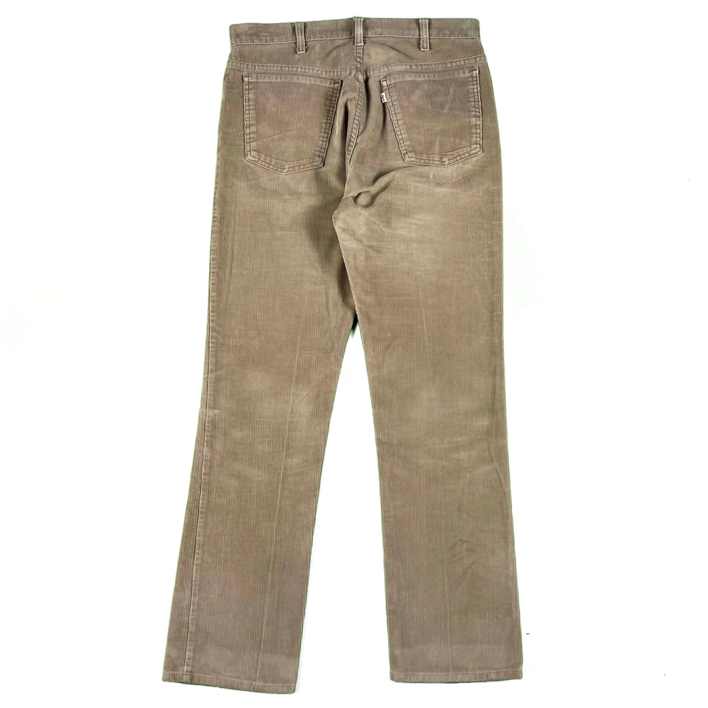 70s Levi's Faded Tan Corduroy Pants- 34x31