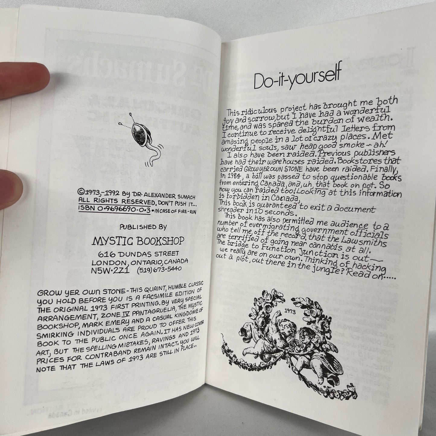 1992 'Dare To Grow Yer Own Stone' Book