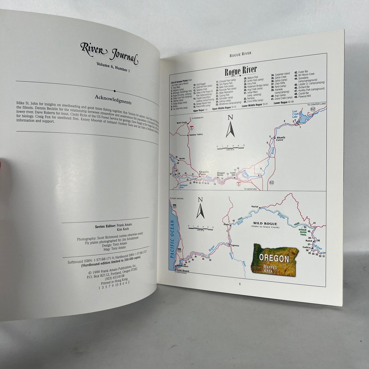 90s 'River Journal Fly Fishing Guide' Books- SELECT BOOK