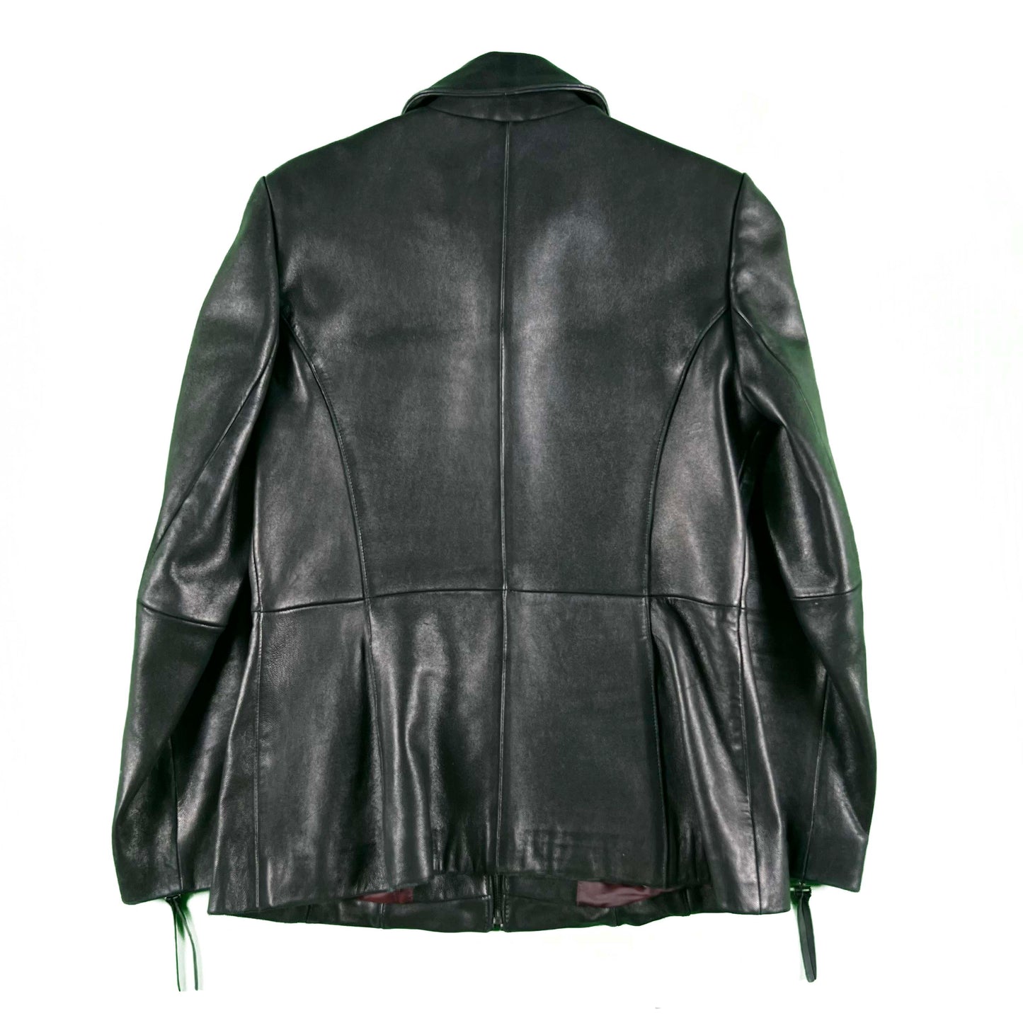 00s Soft Black Leather Jacket- S
