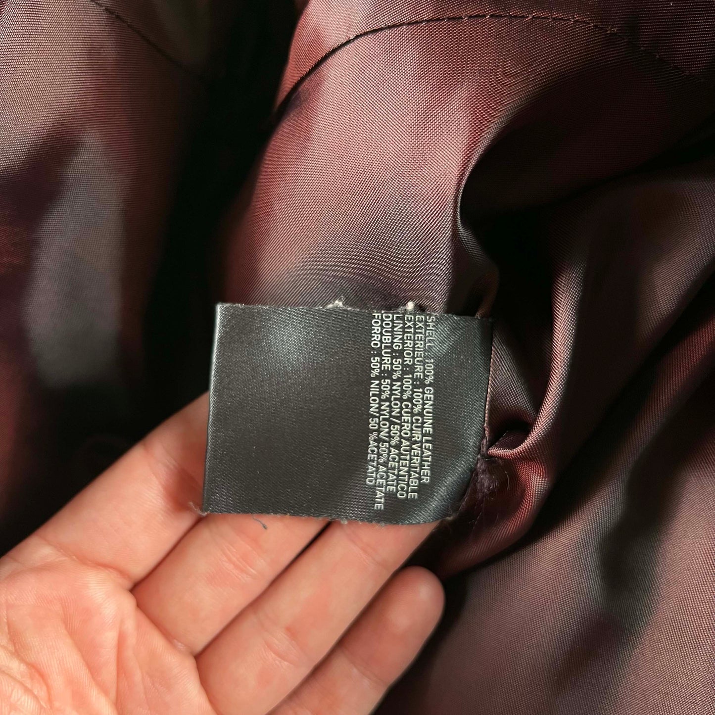 00s Soft Black Leather Jacket- S