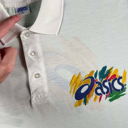80s/90s Asics Polo Shirt- S