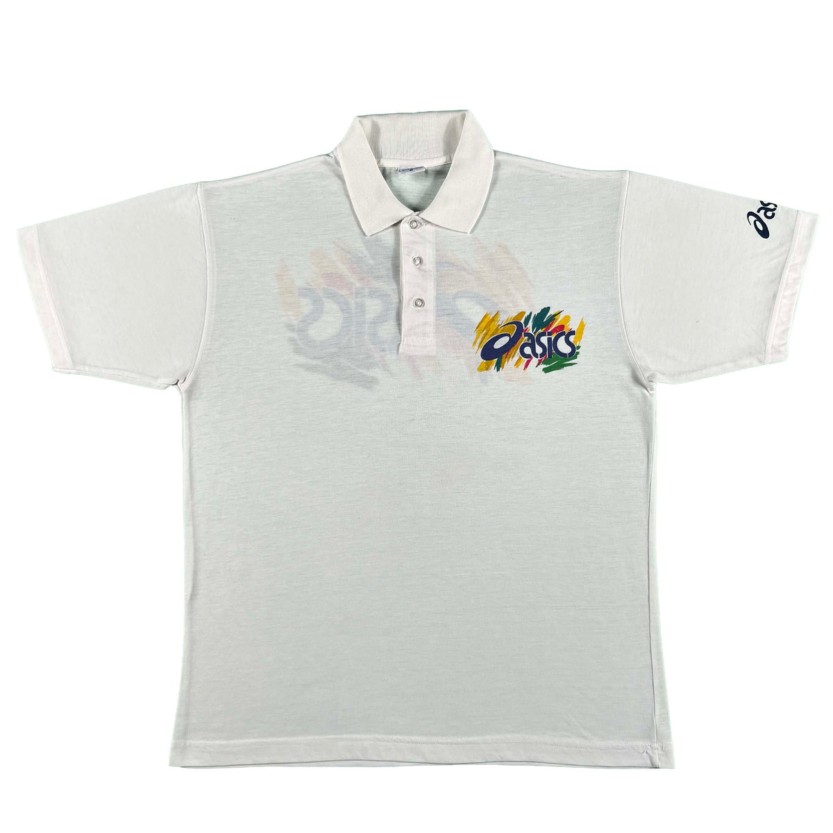 80s/90s Asics Polo Shirt- S