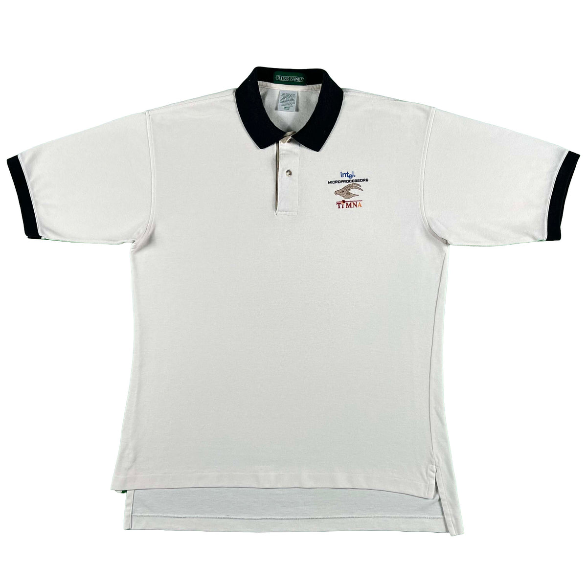 90s Intel Microprocessors Polo Shirt- L