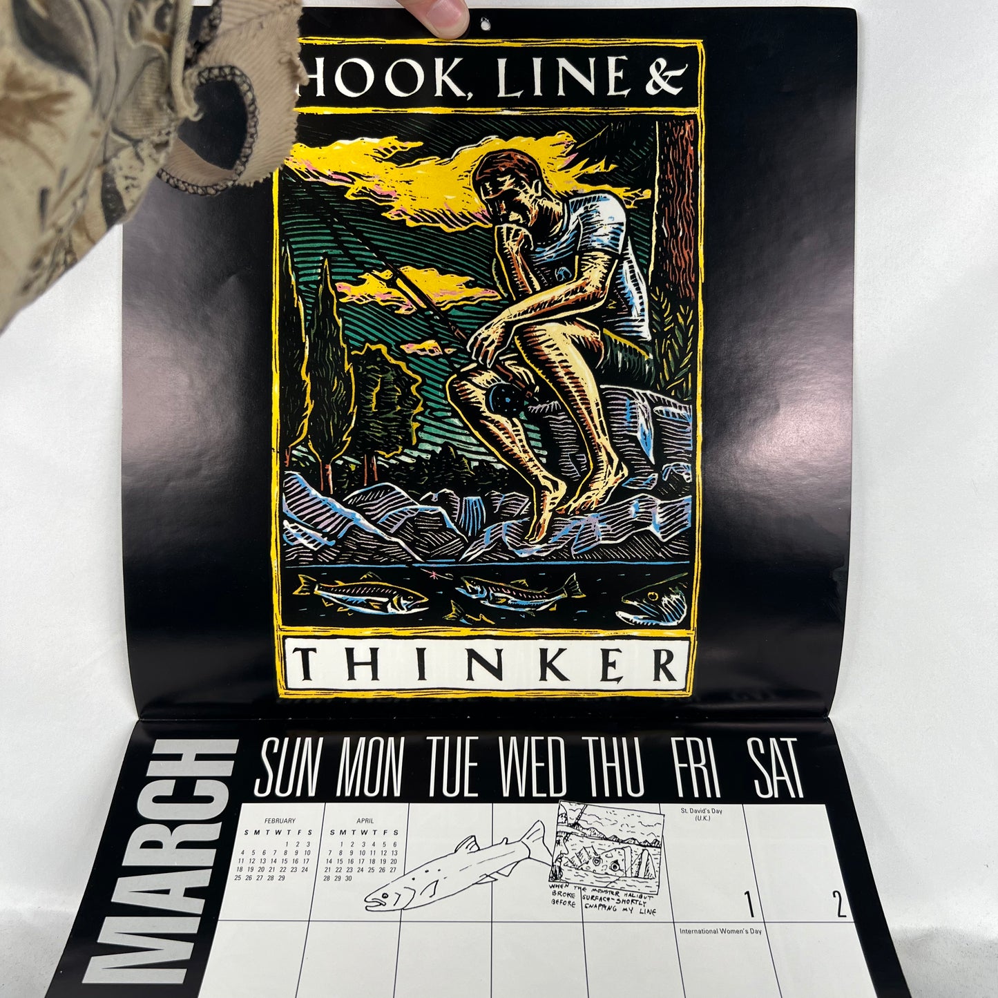 1996 Ray Troll 'Truth Is Stranger Than Fishin'' Calendar