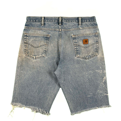 Carhartt Cut Off Denim Shorts- 36x13