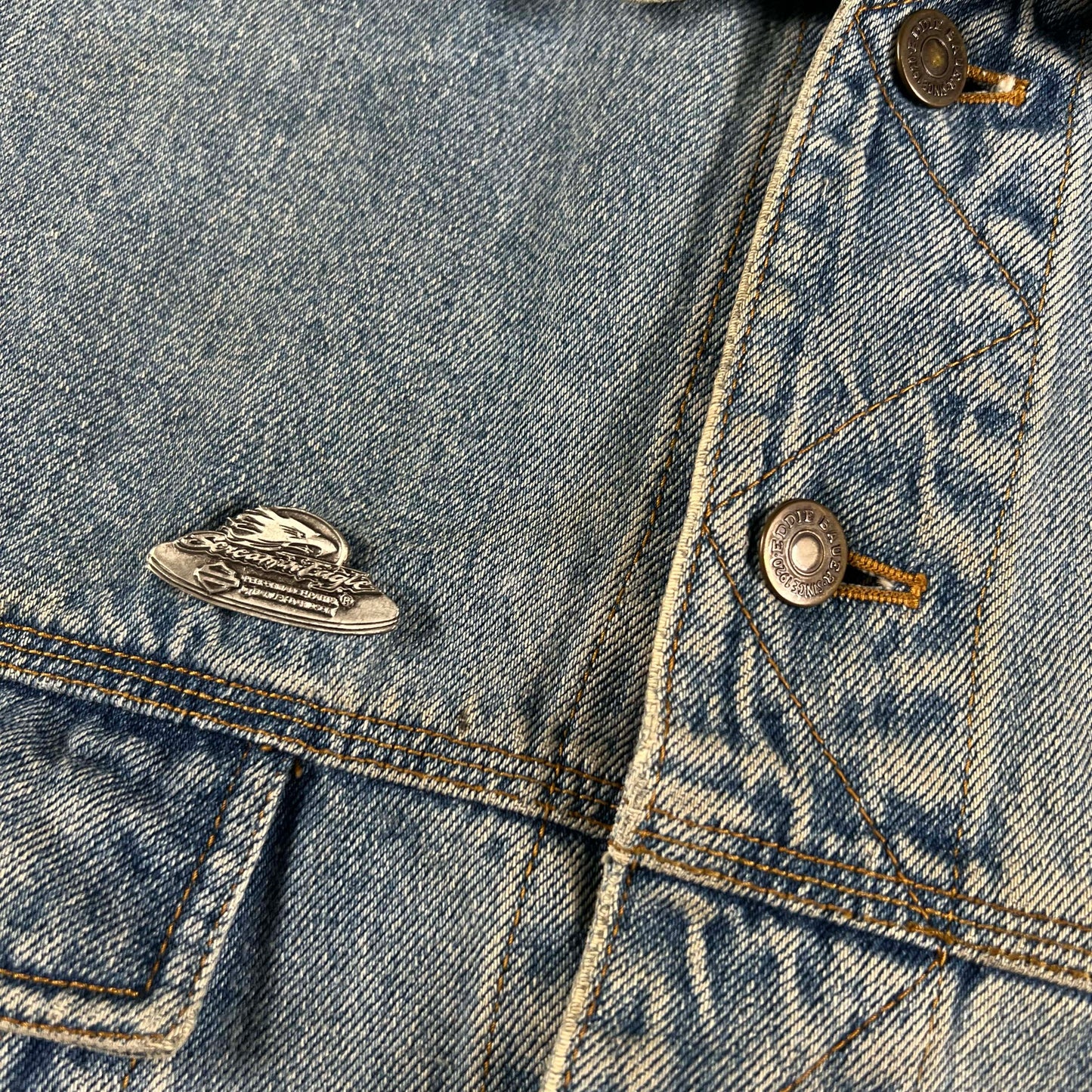 90s Eddie Bauer Denim Trucker Jacket- XL