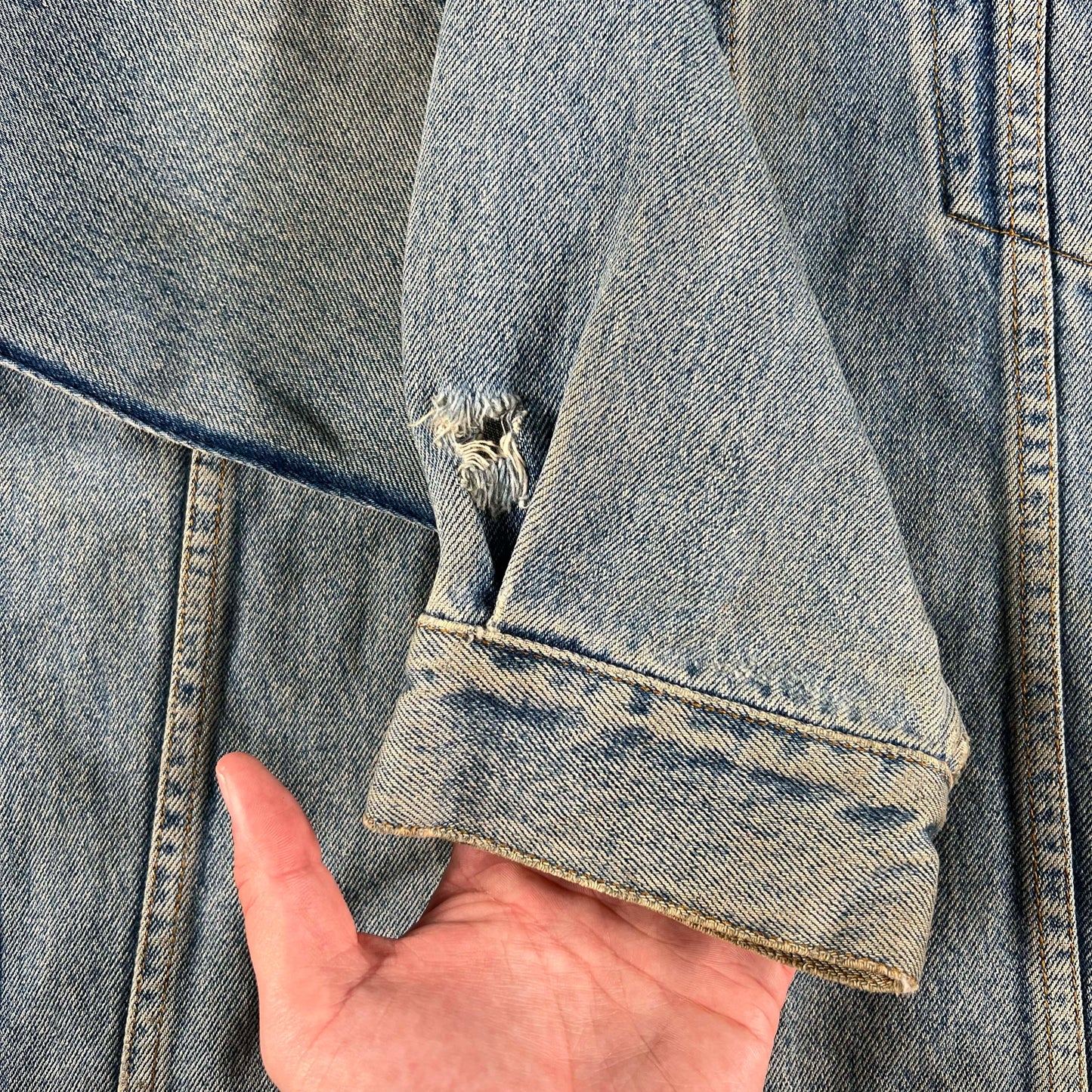 90s Eddie Bauer Denim Trucker Jacket- XL