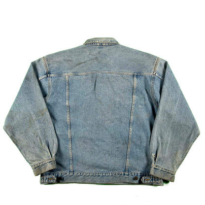90s Eddie Bauer Denim Trucker Jacket- XL