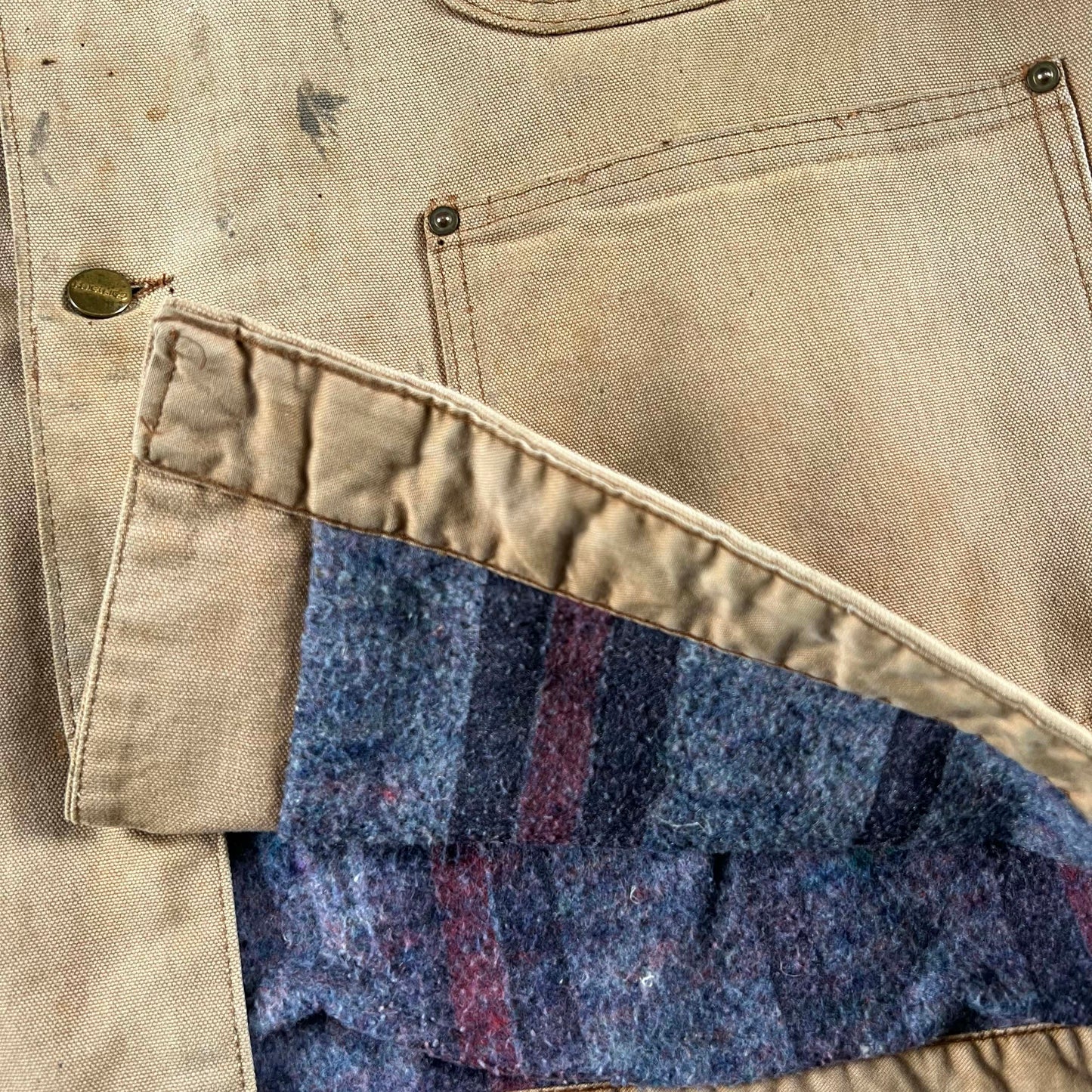 80s/90s Blanket Lined Carhartt Barn Coat- XXL