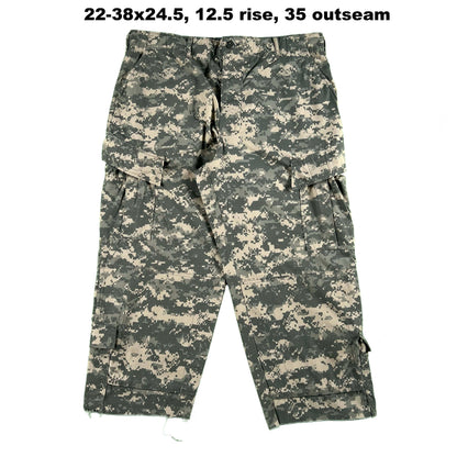 Vintage Chopped Baggy Army Camo Cargo Shorts- SELECT PAIR