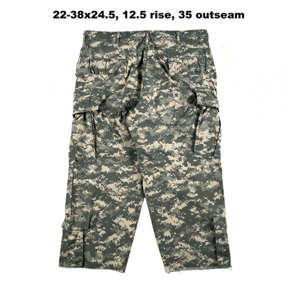 Vintage Chopped Baggy Army Camo Cargo Shorts- SELECT PAIR