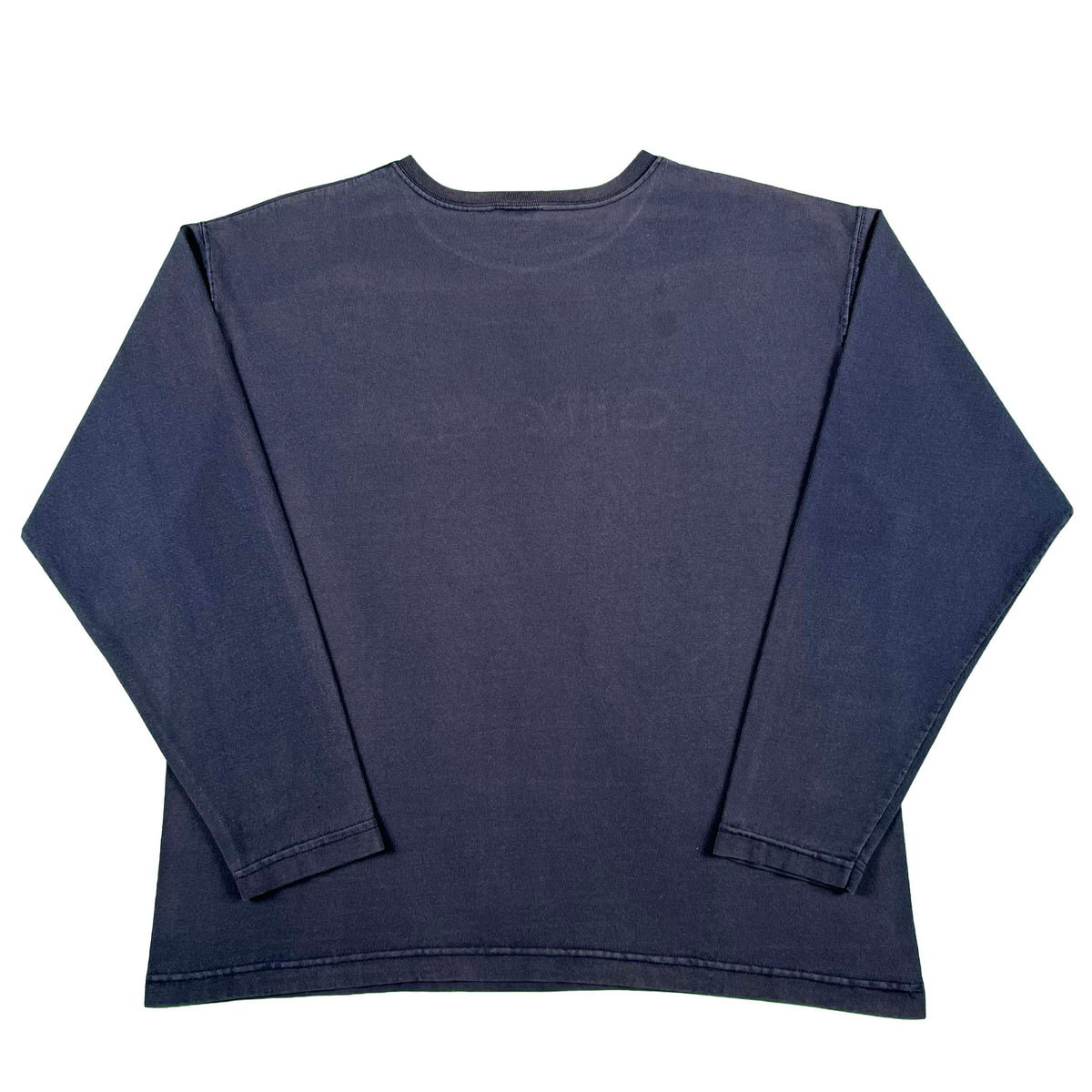 90s Faded Navy Blue Cherokee Long Sleeve Tee- L