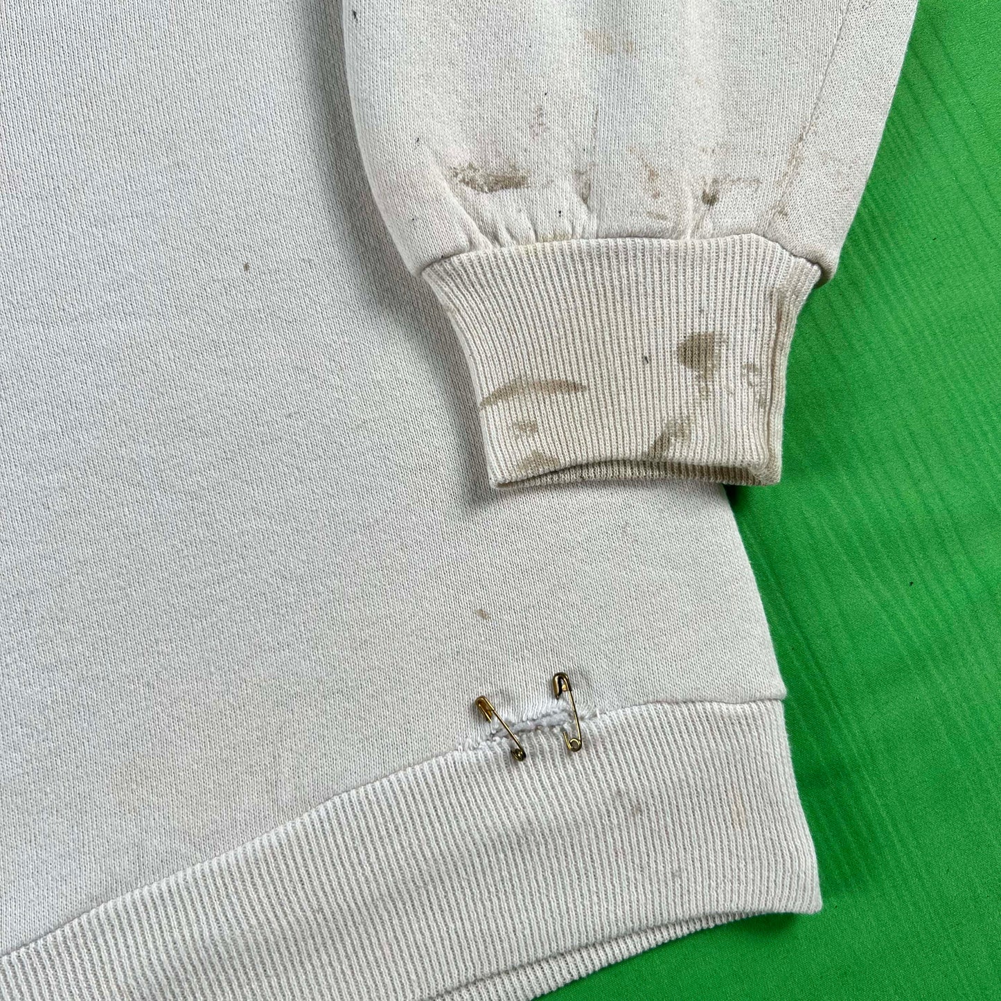 90s Blank White Painter's Sweatshirt- XXL