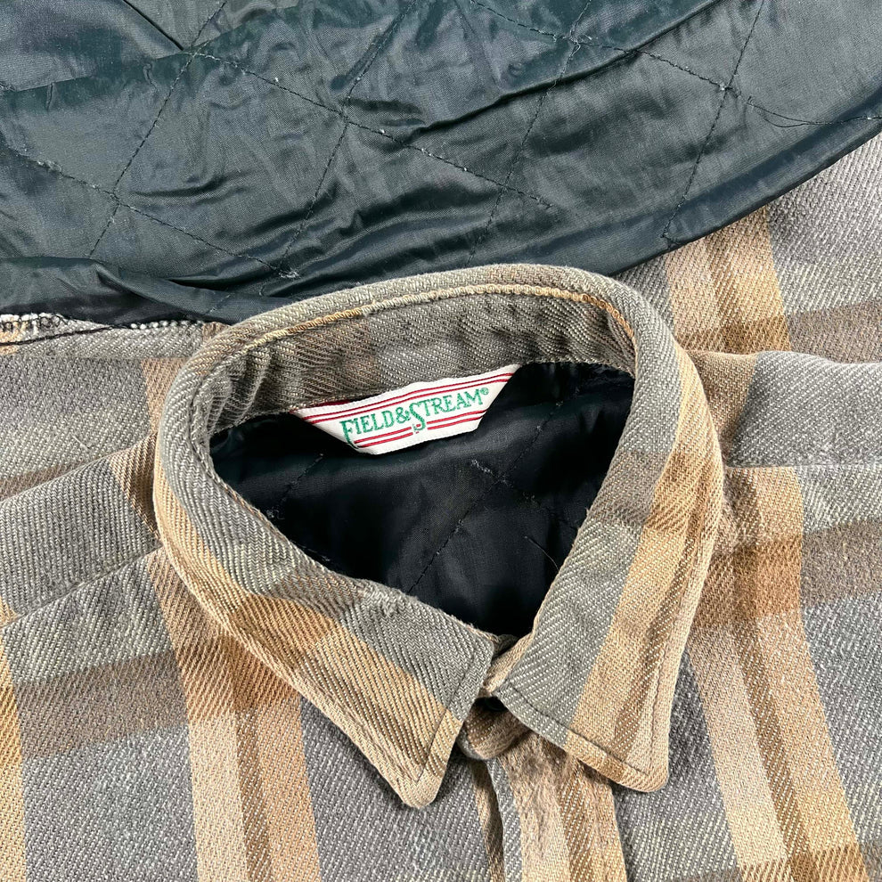 Vintage Cut Off Quilted Flannel Vests- SELECT FLANNEL