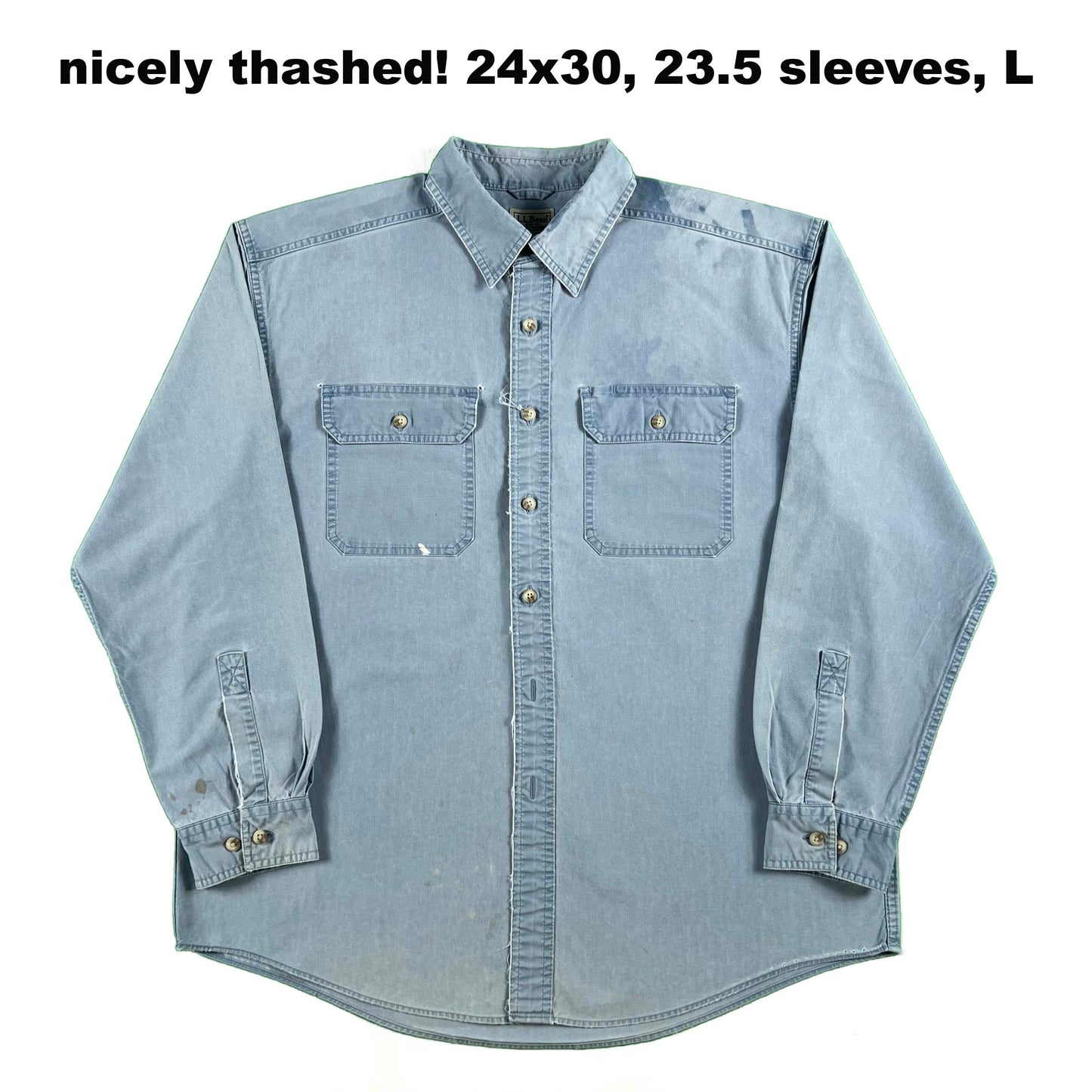 Vintage L.L. Bean 100% Cotton Button Up Shirts- SELECT SHIRT