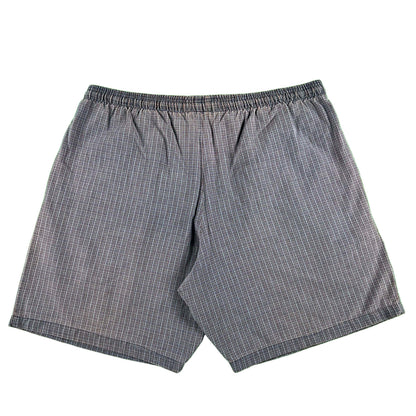 90s Sun Faded Plaid Cotton Utility Shorts- L