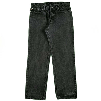 90s Polo Jeans Faded Black Denim- 30x29