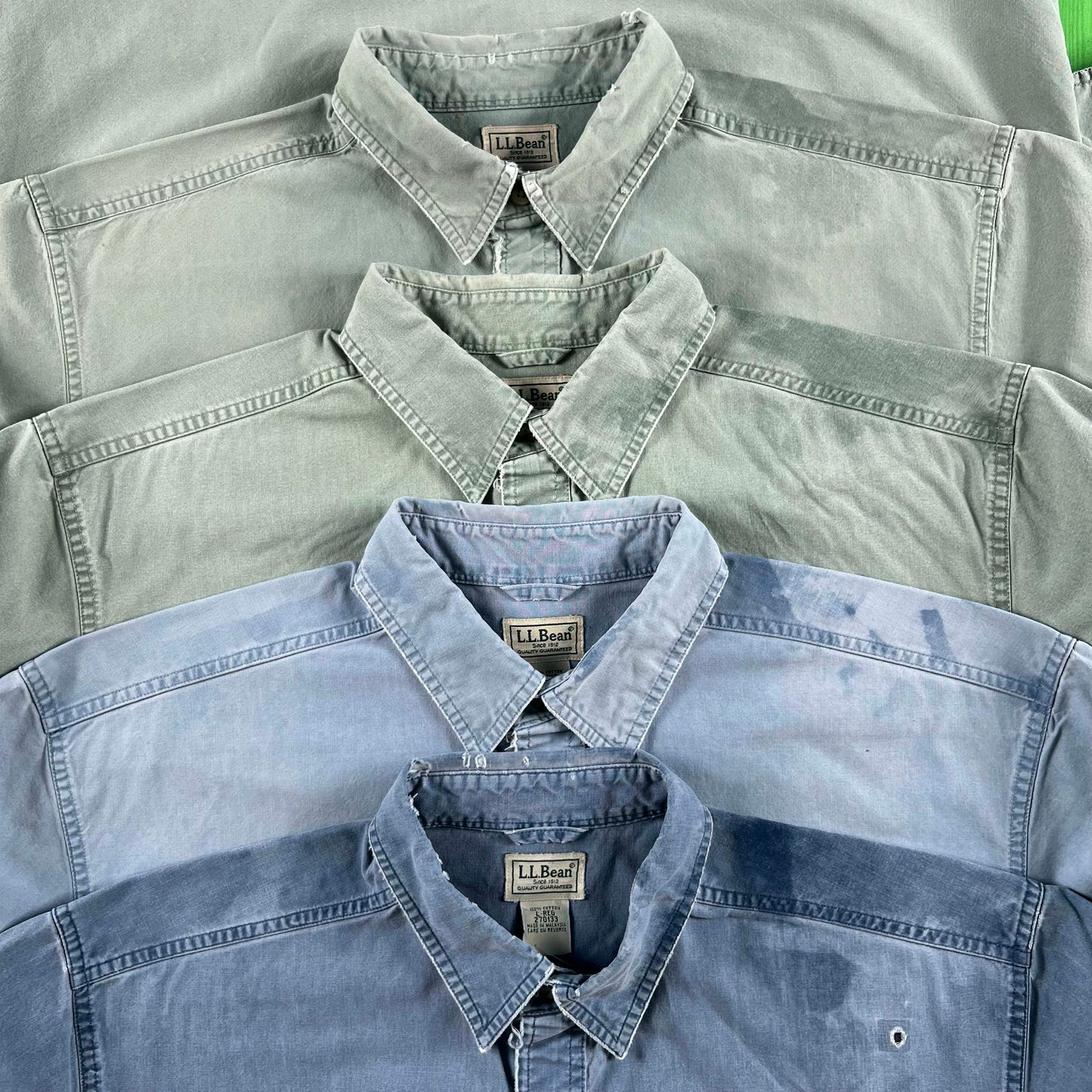 Vintage L.L. Bean 100% Cotton Button Up Shirts- SELECT SHIRT
