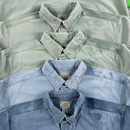 Vintage L.L. Bean 100% Cotton Button Up Shirts- SELECT SHIRT