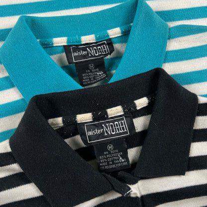 90s Striped Polo Shirts- SELECT POLO