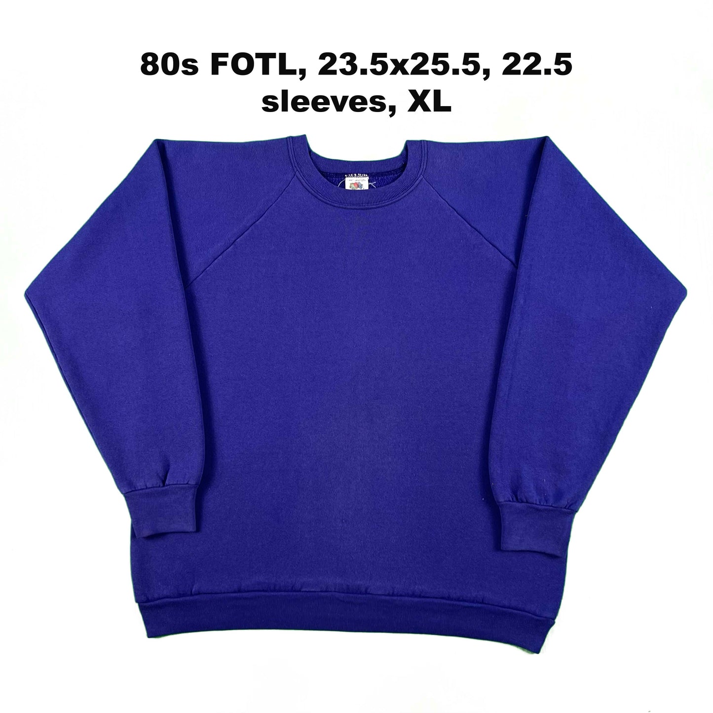 Vintage Blank Blue Sweatshirts- SELECT SWEAT