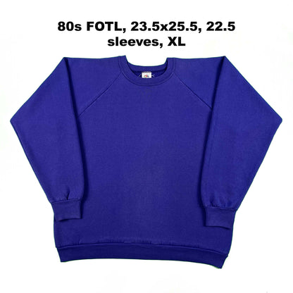Vintage Blank Blue Sweatshirts- SELECT SWEAT