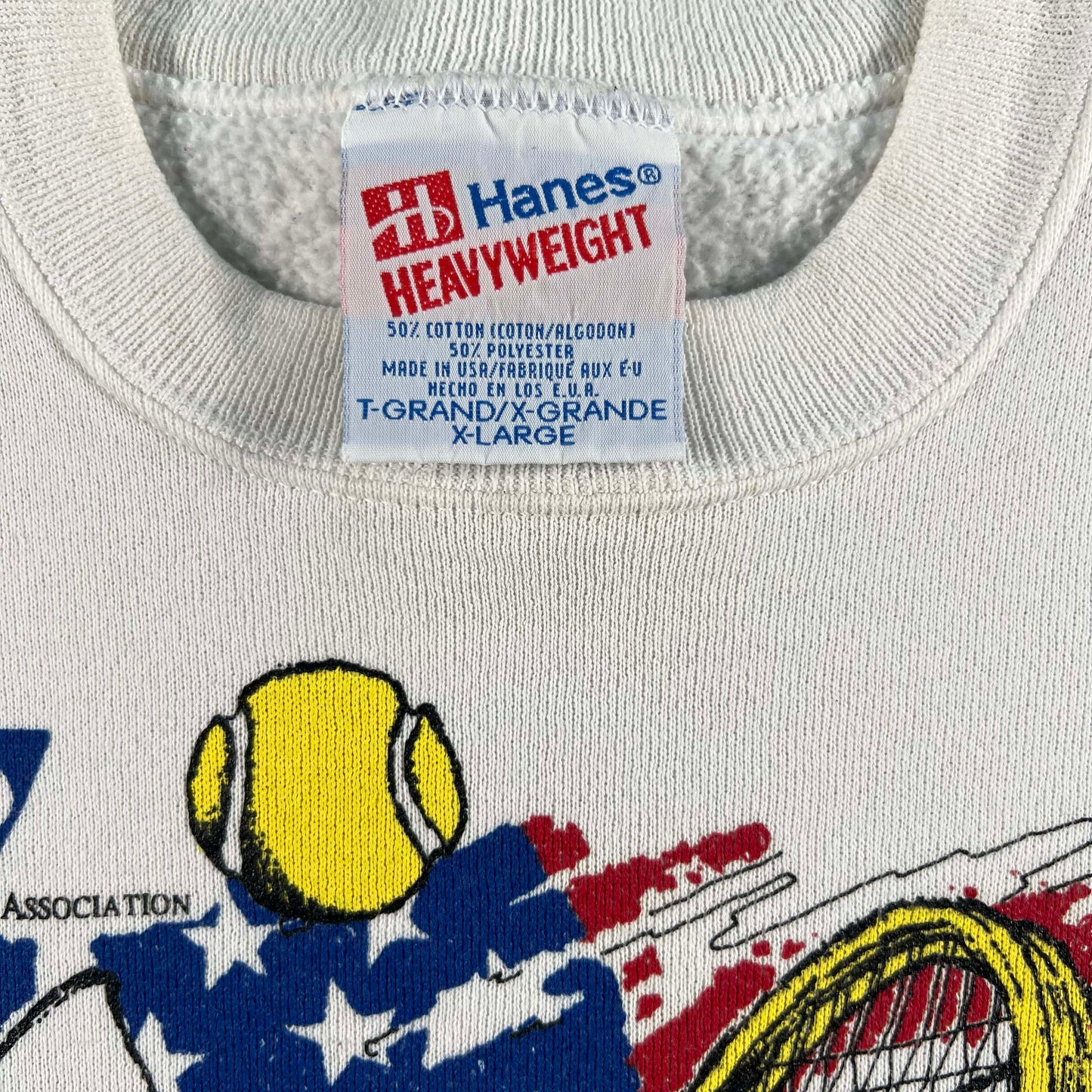 90s USTA Indoor Tennis Championships Sweatshirt- XL